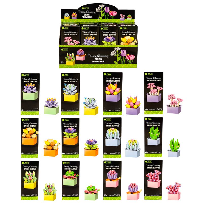 Make Your Own Brick Cactus Quantities of 12 Wholesale