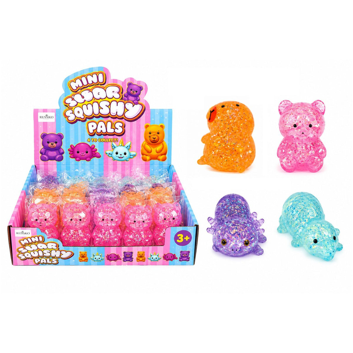 Mini Sugar Squish Mix Quantities of 24 Wholesale