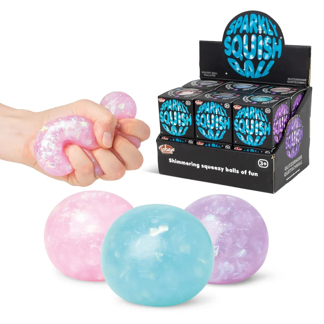 Scrunchems Sparkly Squish Ball Quantities of 12