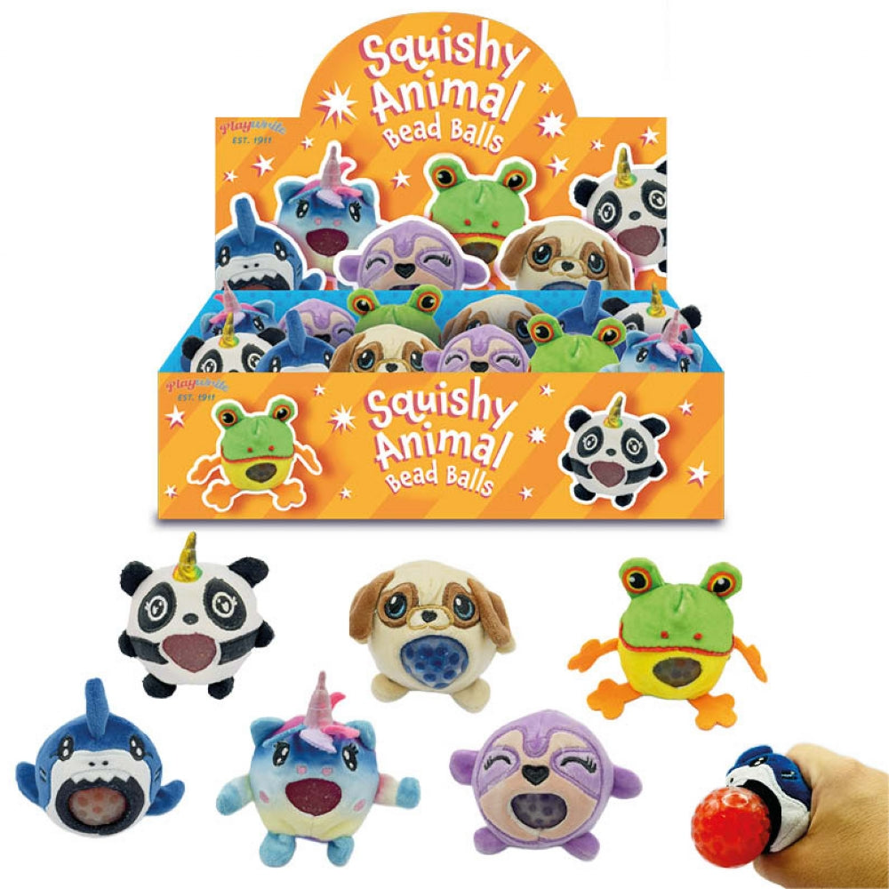 Plush Animal Squishy Bead Balls Quantities of 12