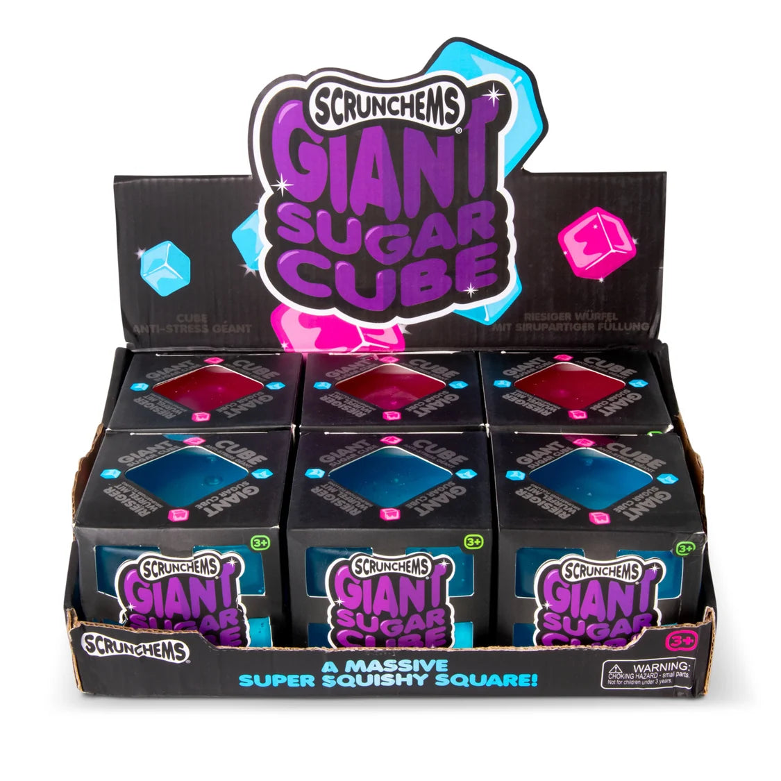 Scrunchems Giant Sugar Cube Quantities of 6