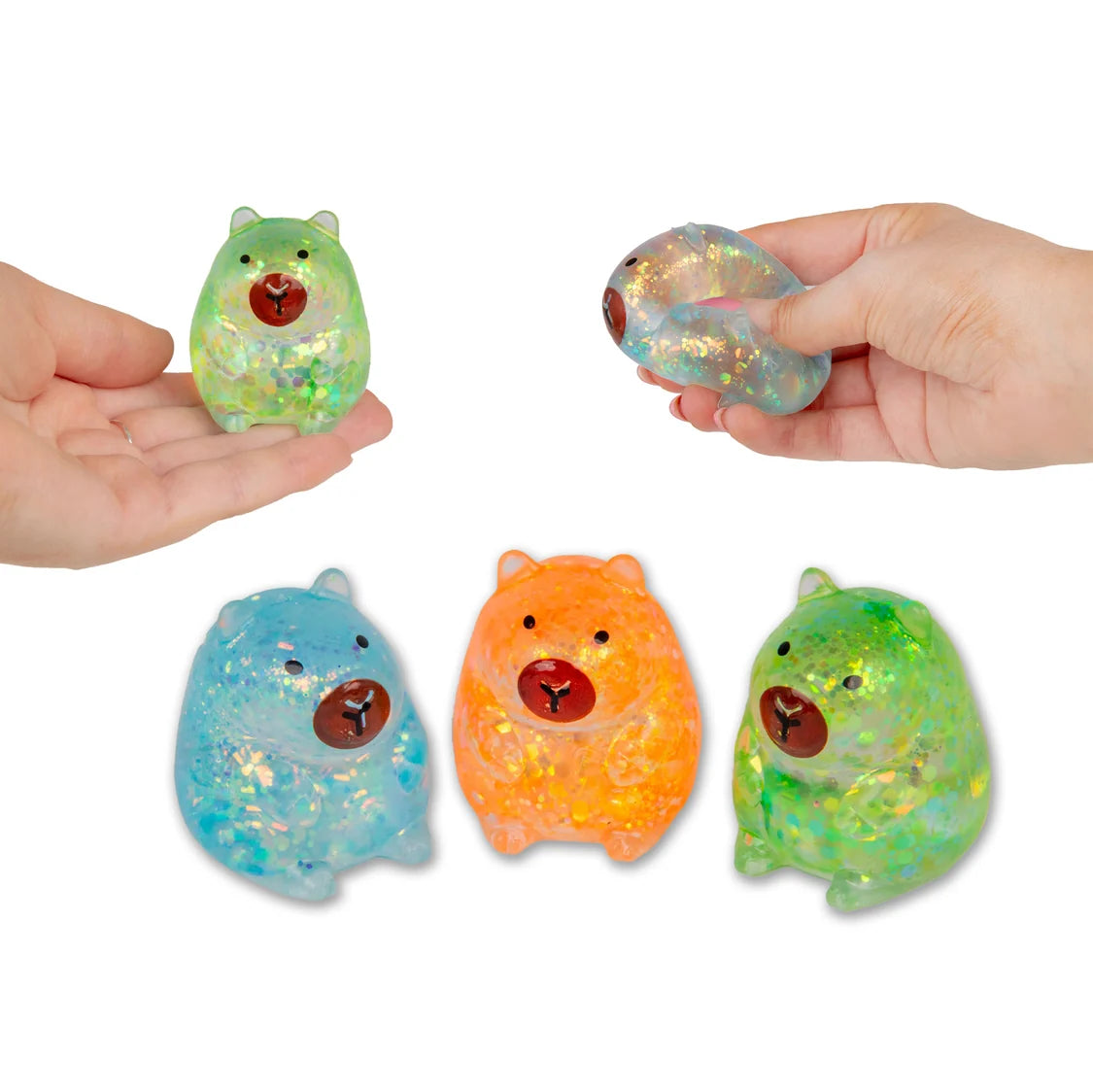 Scrunchems Mini Sugar Capybaras 3 Pack - Quantities of 12