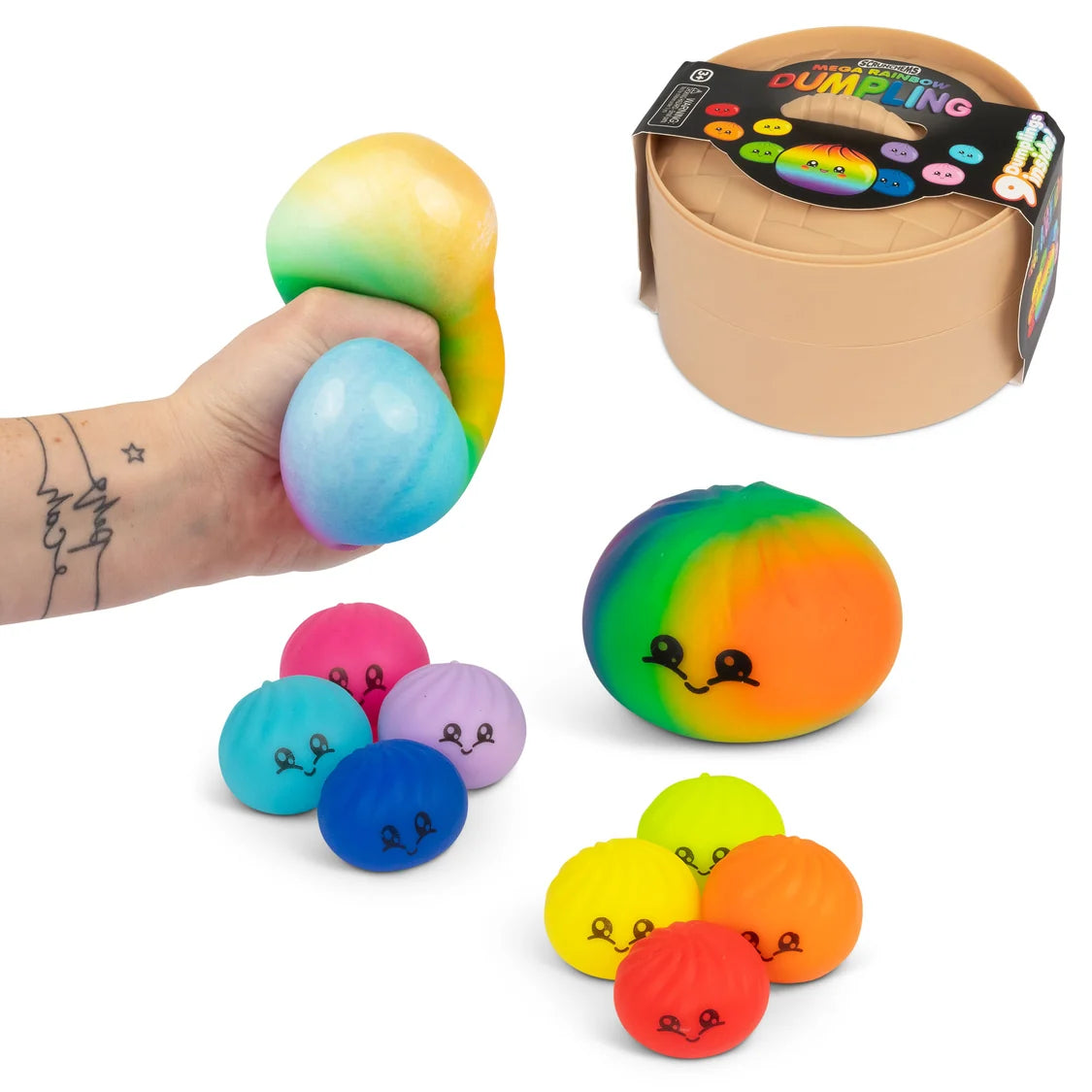 Scrunchems Mega Rainbow Dumpling Set Quantities of 12