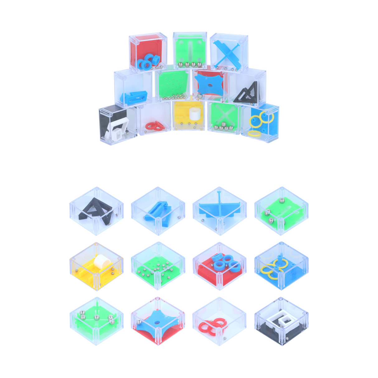 Mini Maze Puzzle Blocks 3D Puzzle Box 5.3cm Wholesale