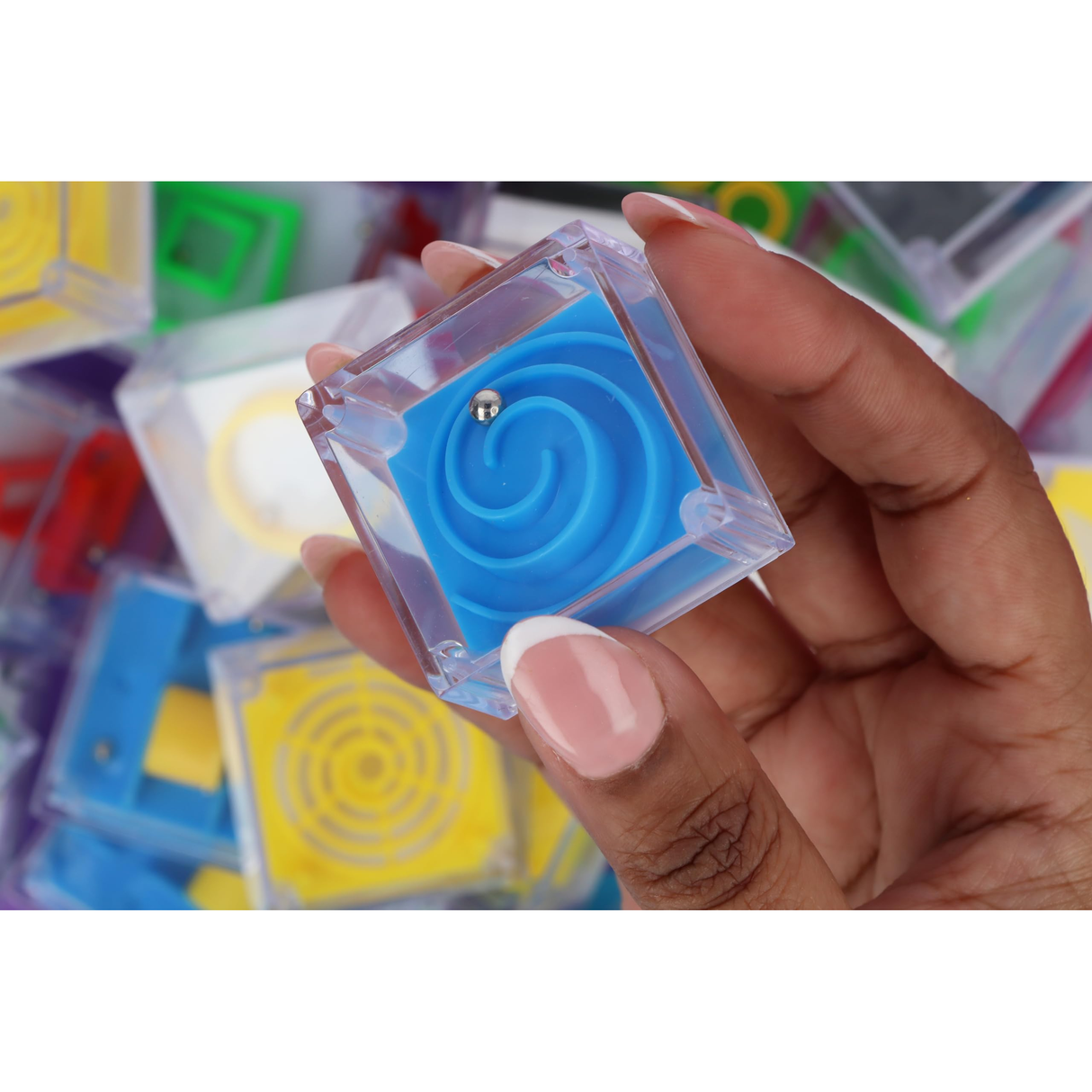 Single Mini Maze Puzzle Blocks 3D Puzzle Box 5.3cm