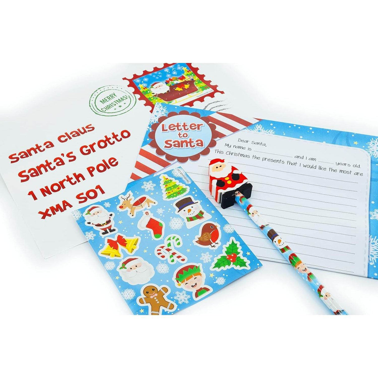 Letter to Santa Kit 5 Piece Pack Quantities of 12 Wholesale
