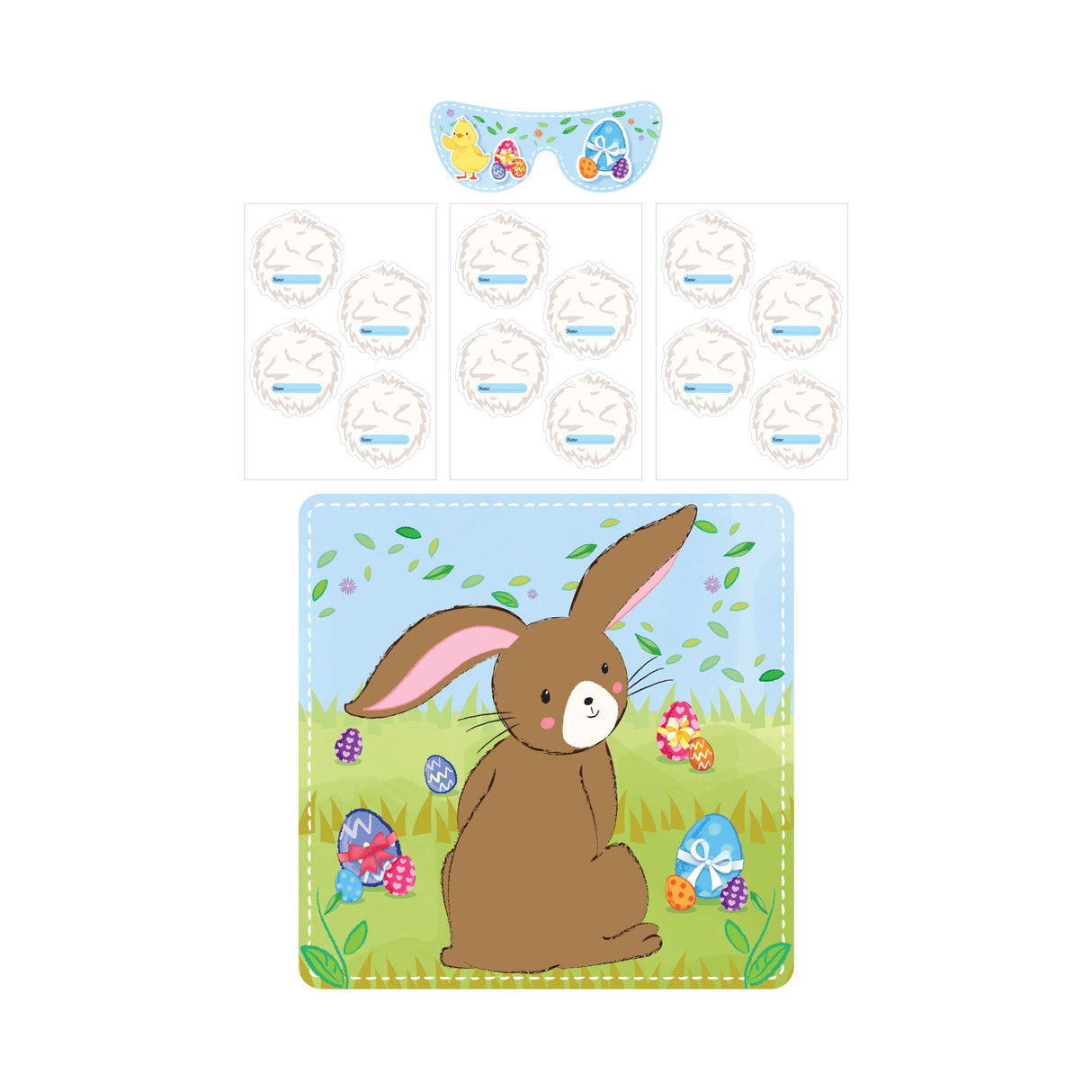 Stick Tail on the bunny Easter Game Quantities of 12 Wholesale