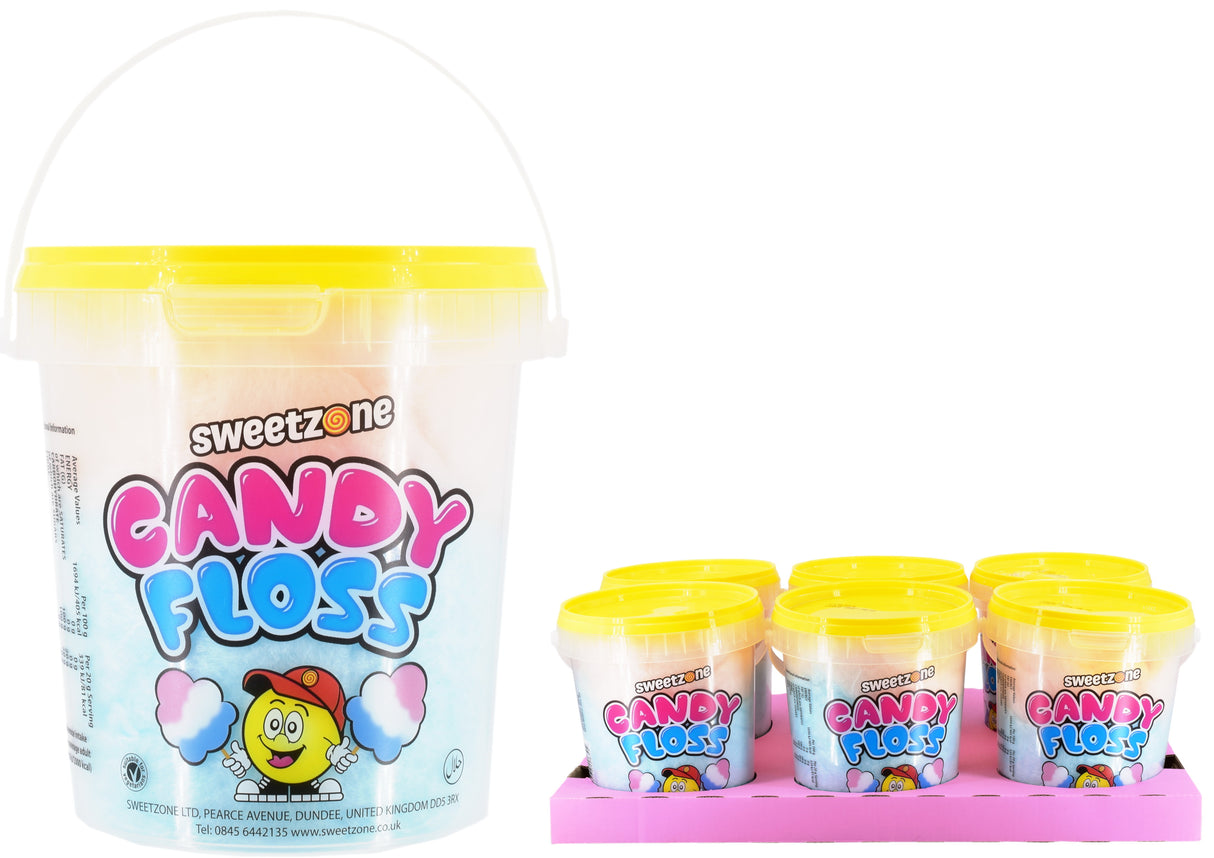 Sweetzone Candy Floss 50g In Display Box Quantities of 6