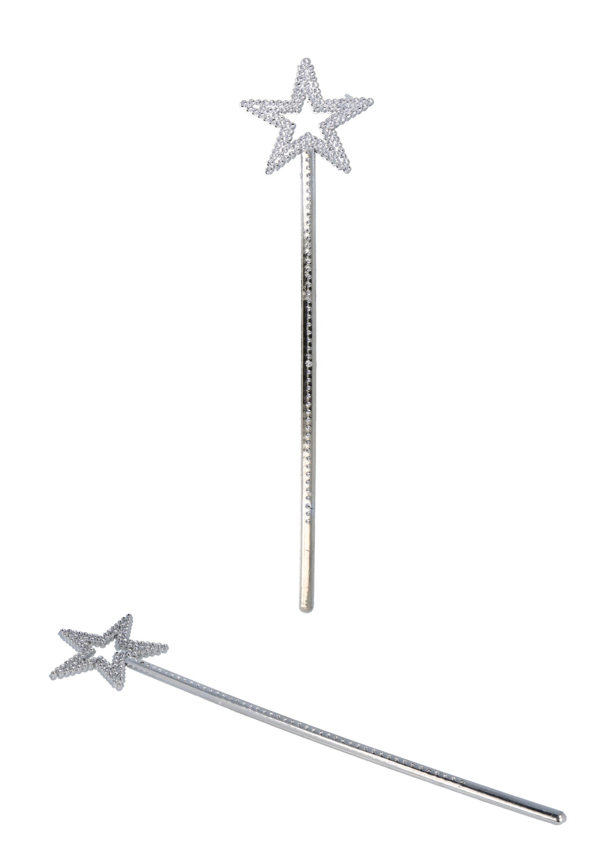 Silver Star Wand (34cm)