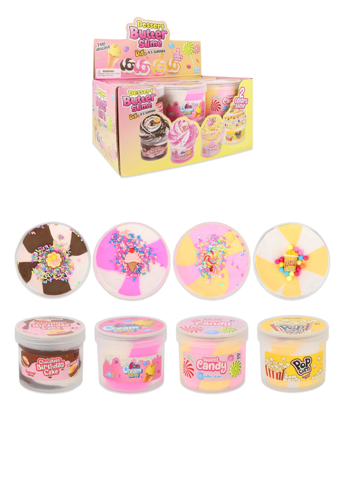 Butter Slime Scented Desserts 75g Quantities of 12