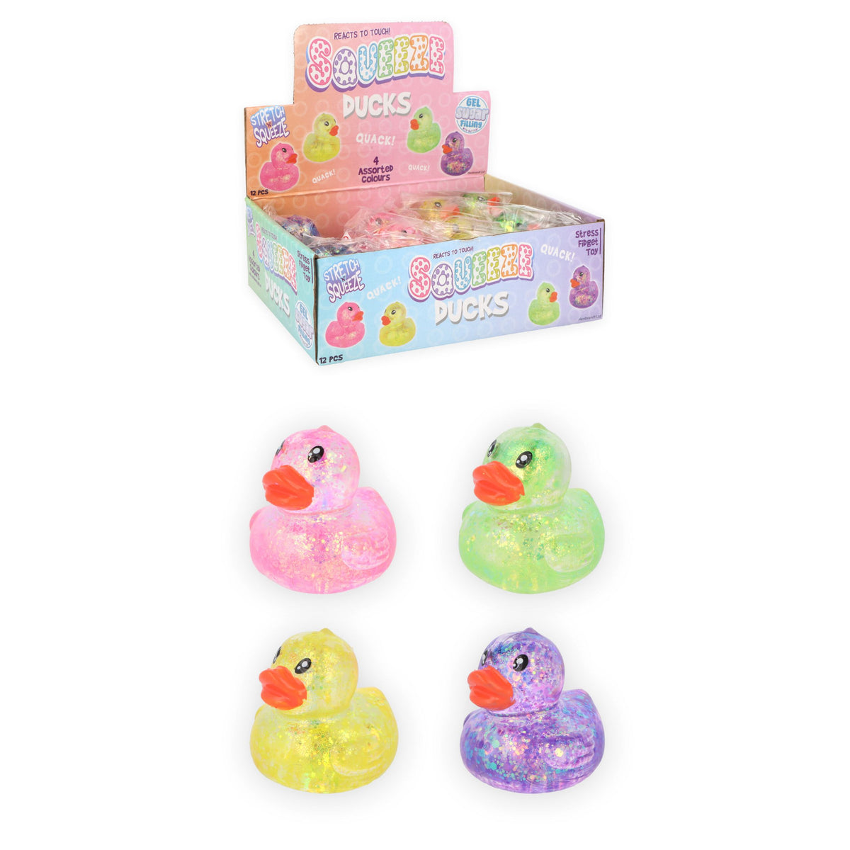 Squeeze Duck With Sugar And Sparkle Quantities of 12 Wholesale