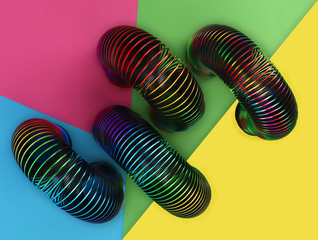 Metallic Spring (5.2cm x 5.2cm x 15cm, 68g) Quantities of 12 Wholesale
