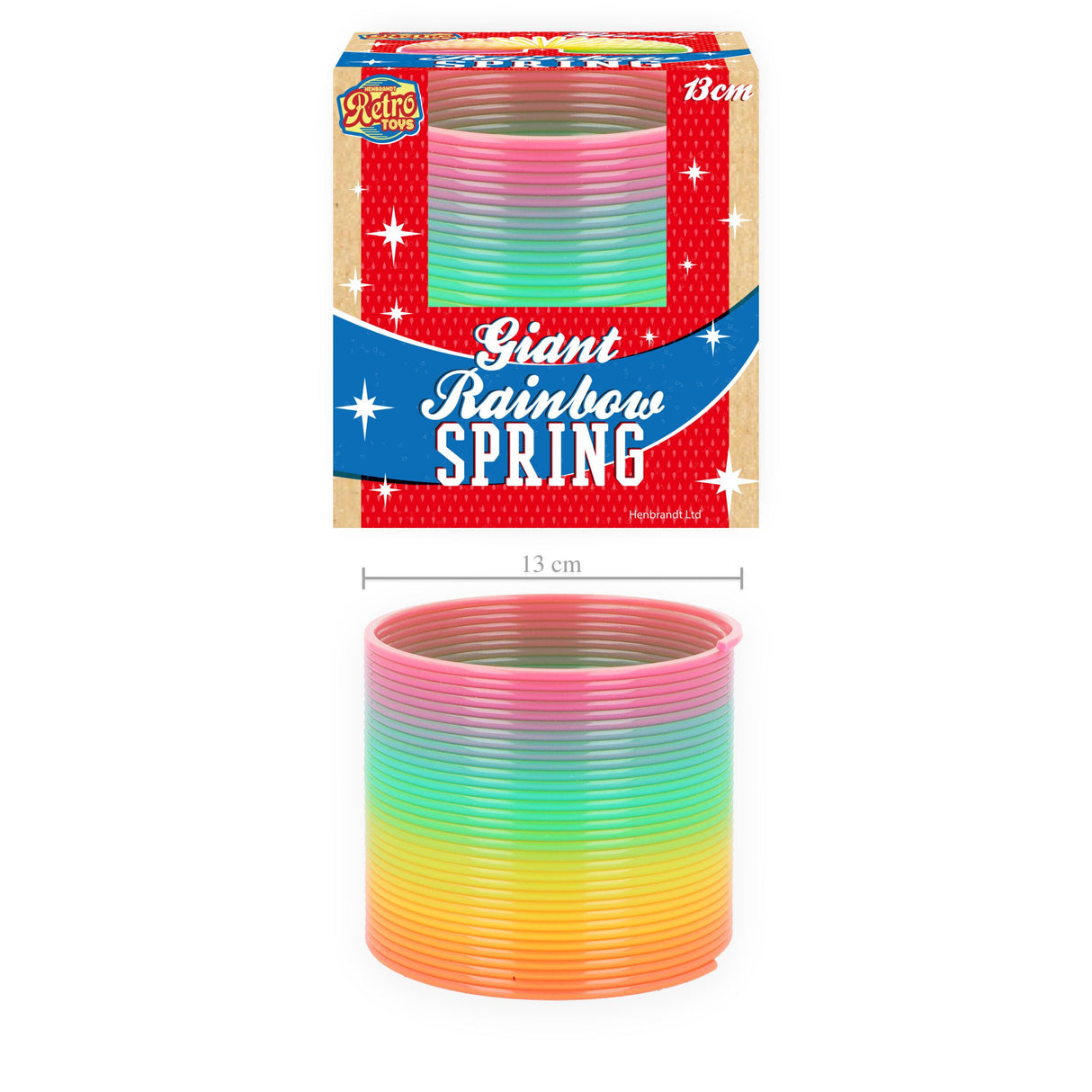 Giant Rainbow Spring (13cm) Quantities of 6 Wholesale