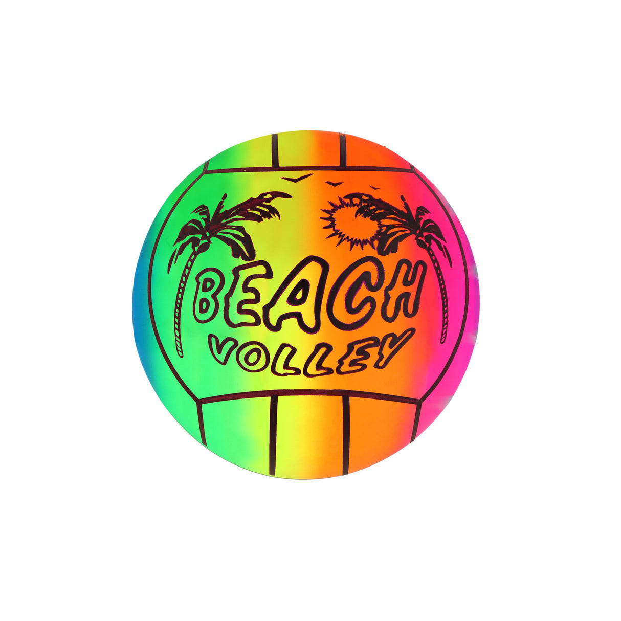 PVC Rainbow Volleyball (23cm) Quantities of 24 Wholesale