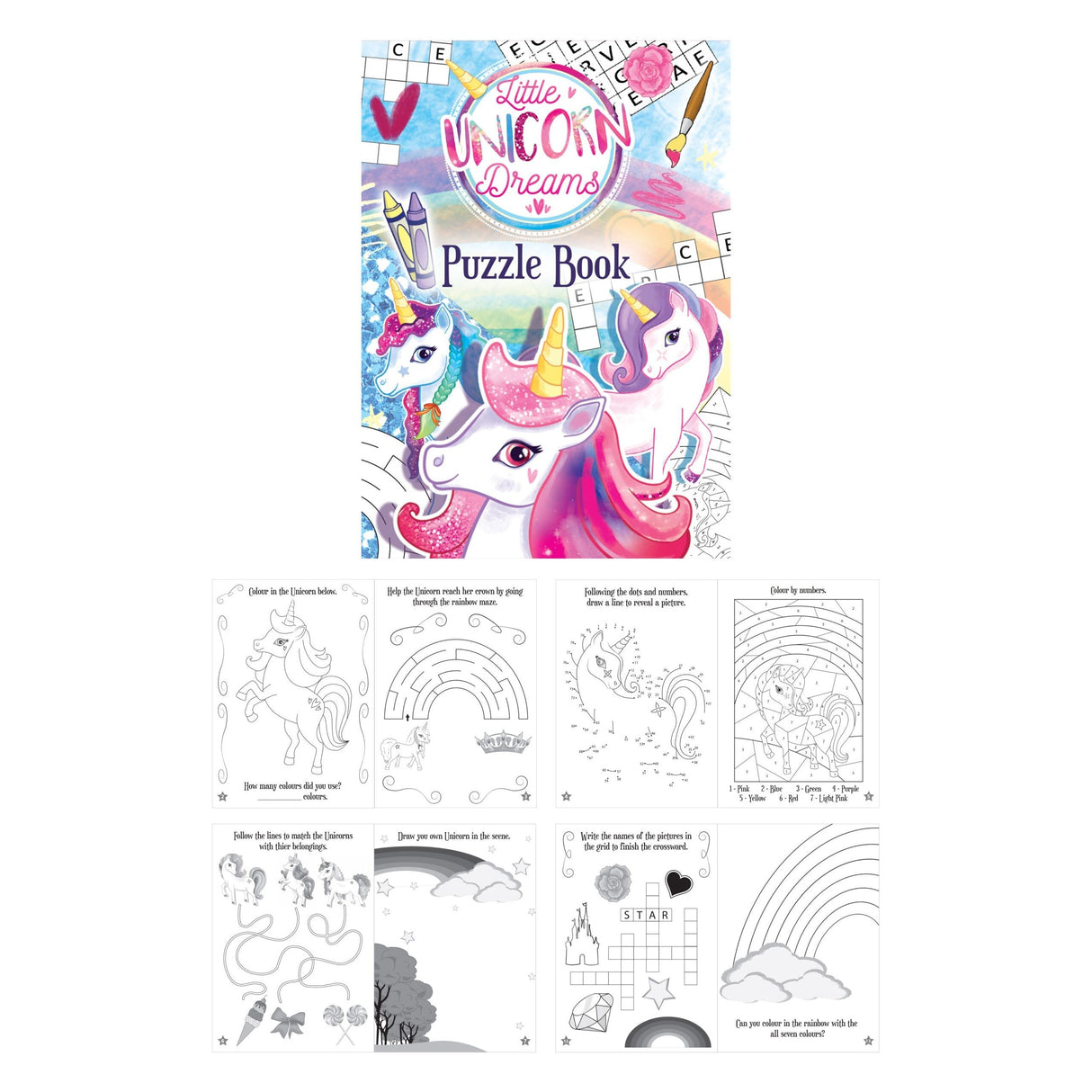 Unicorn Puzzle Book Wholesale