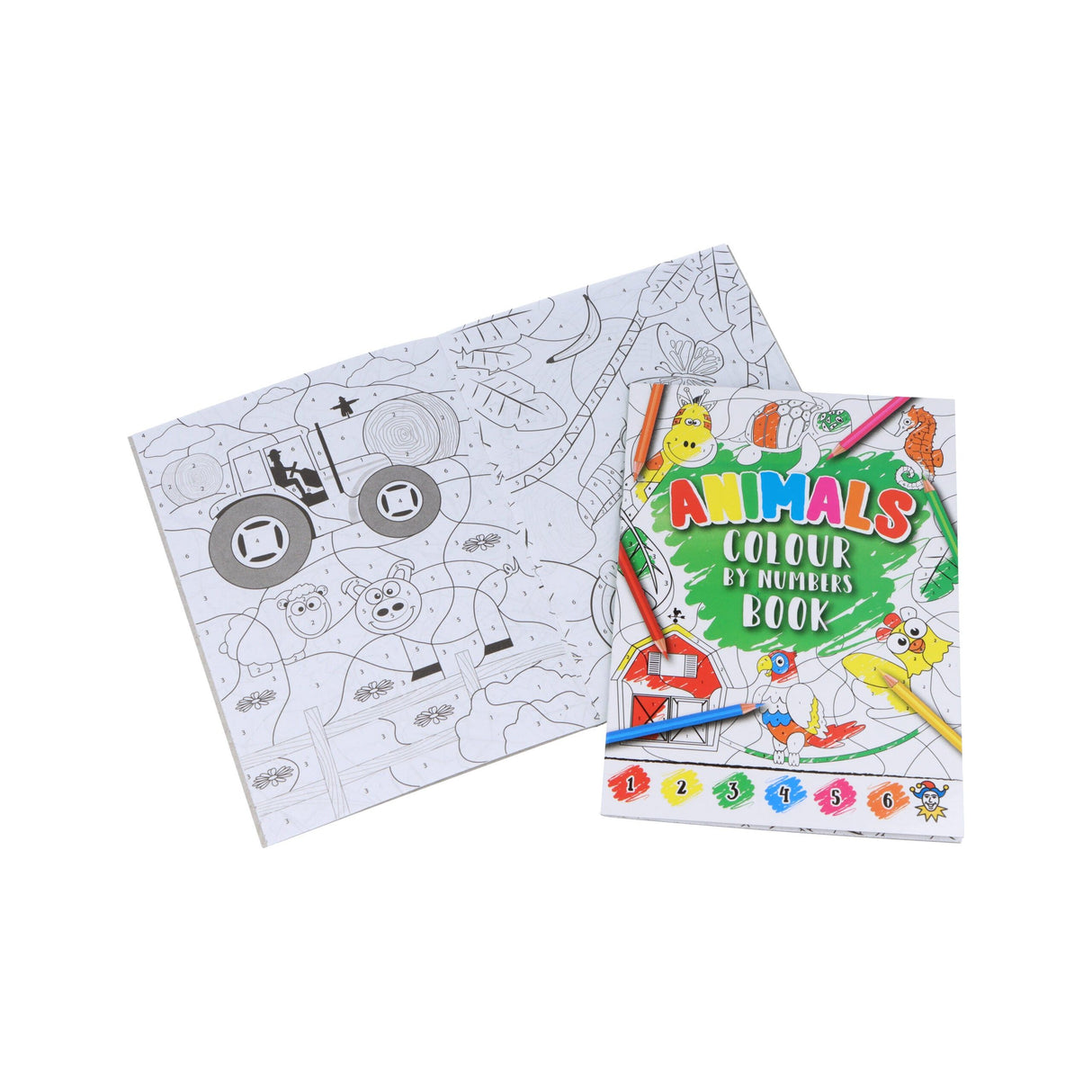 Mini Animal Colour By Numbers Colouring Book Wholesale