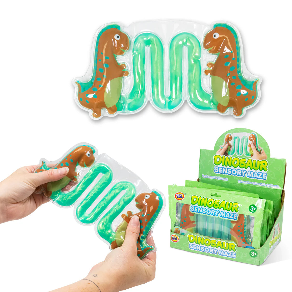 Dinosaur Sensory Maze Game Quantities of 12