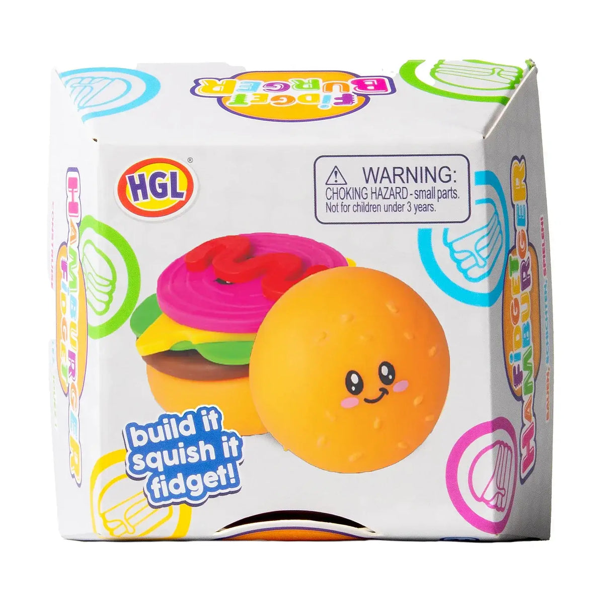Fidget Burger Quantities of 12 Wholesale