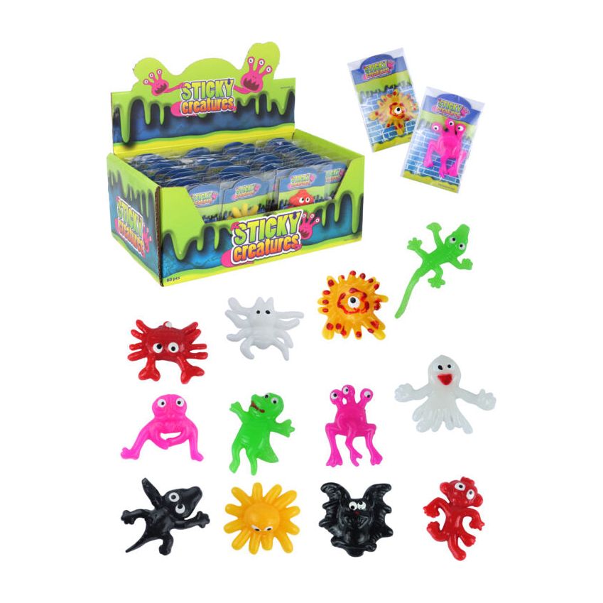 Sticky Creatures 6cm Wholesale