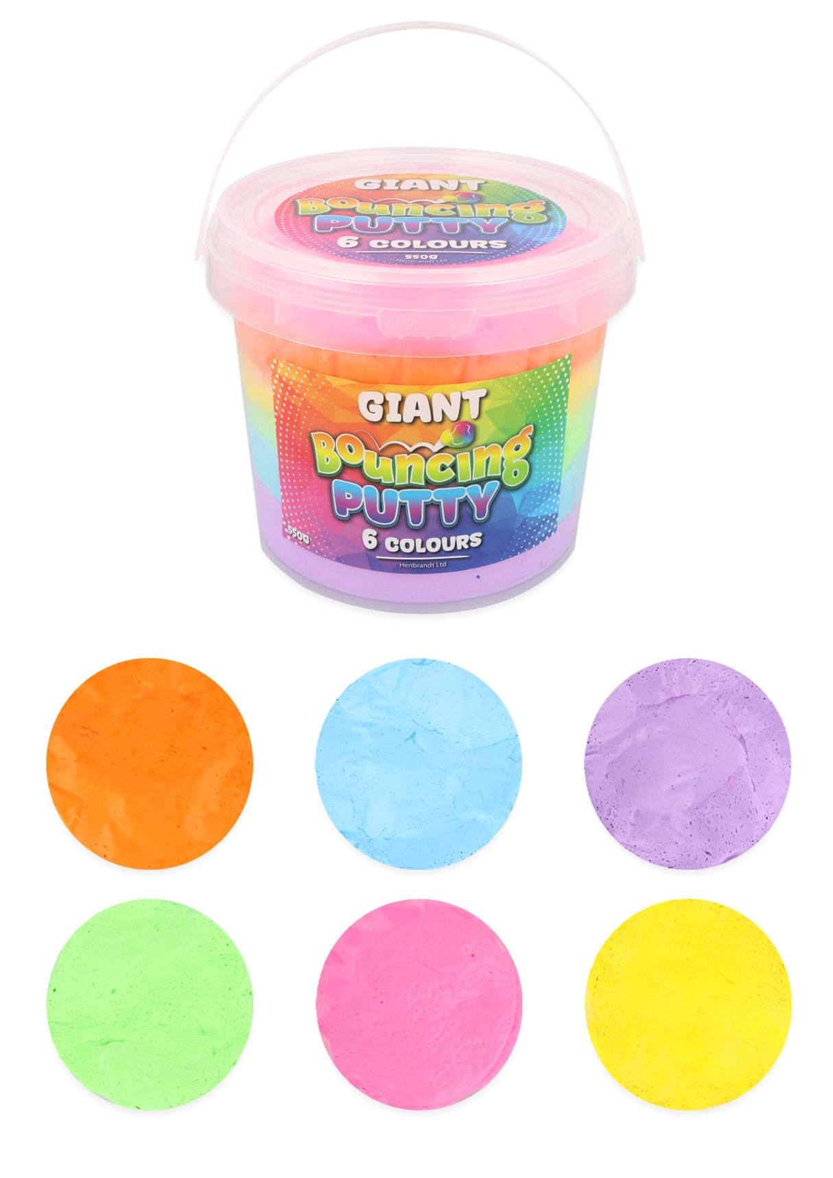 Large Bouncing Putty tub - Pack of 4 Wholesale