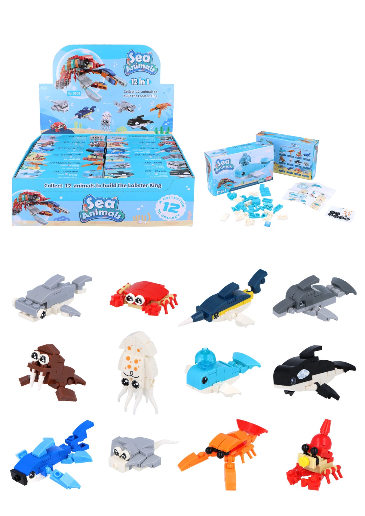Sealife Block Kits Quantities of 12