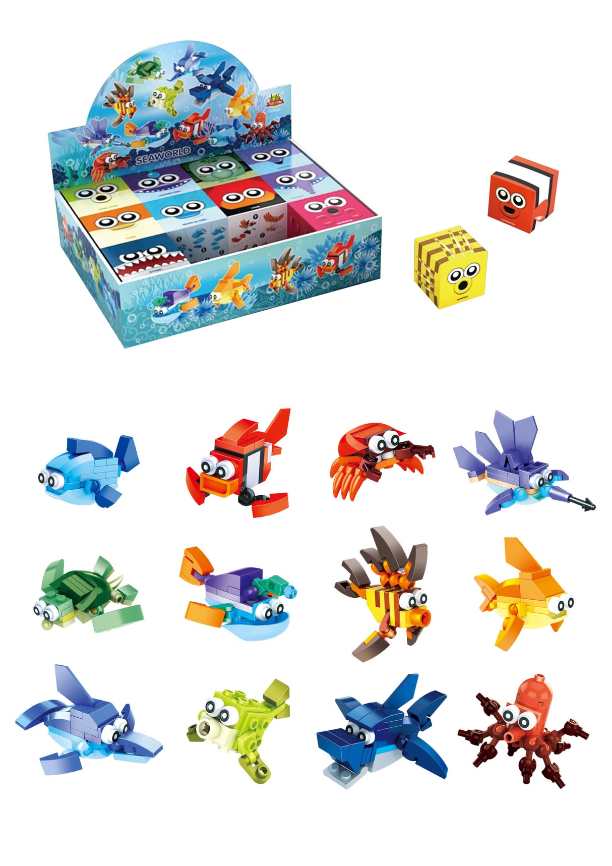 Sealife Block Kits Quantities of 12