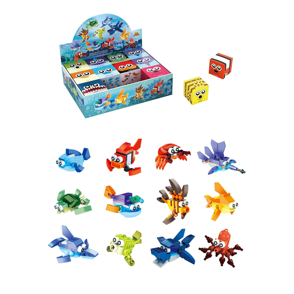 Sealife Block Kits Quantities of 12 Wholesale