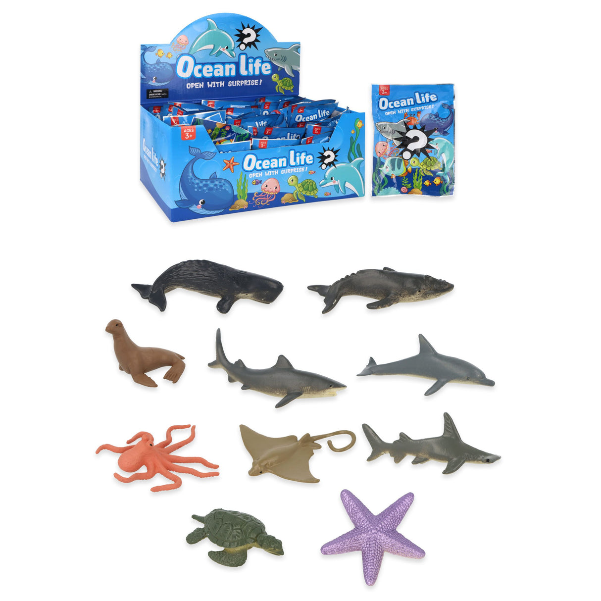 Sealife Toy Blind Bag Surprise! Quantities of 60 Wholesale