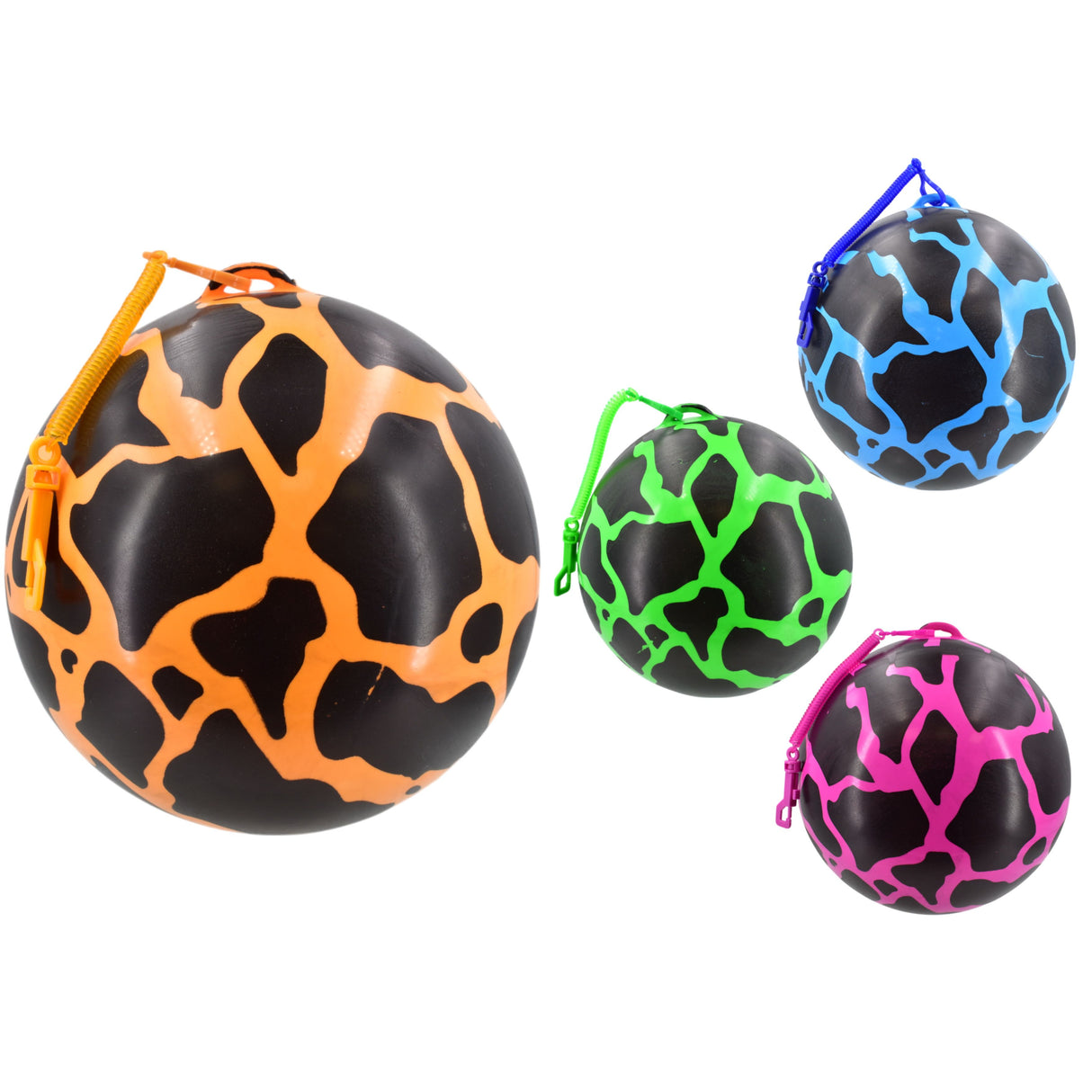 Neon Lava Ball With Keychain 90g Quantities of 24 Wholesale