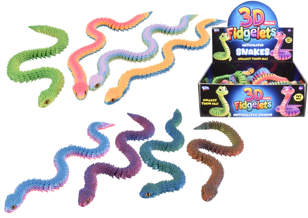 3d 30cm Snakes Quantities of 24