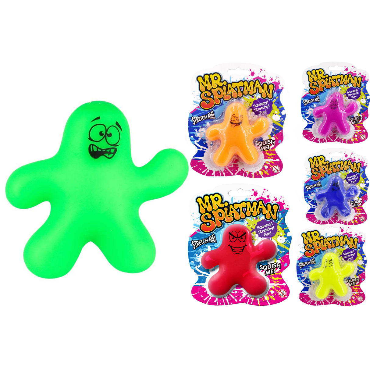 Mr Splatman On Blistercard Quantities of 24 Wholesale