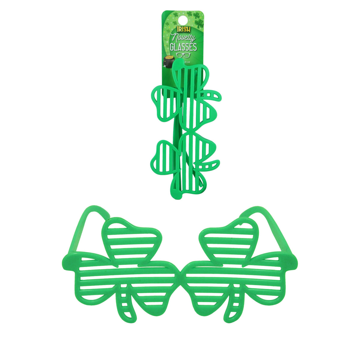 Shutter Shamrock Glasses (Adult) Quantities of 34 Wholesale