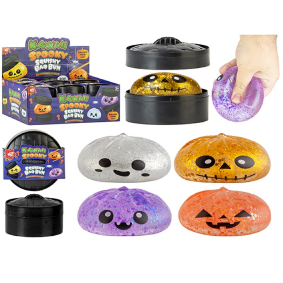 8.5cm Spooky Bao Dumpling Maltose in Basket Quantities of 12