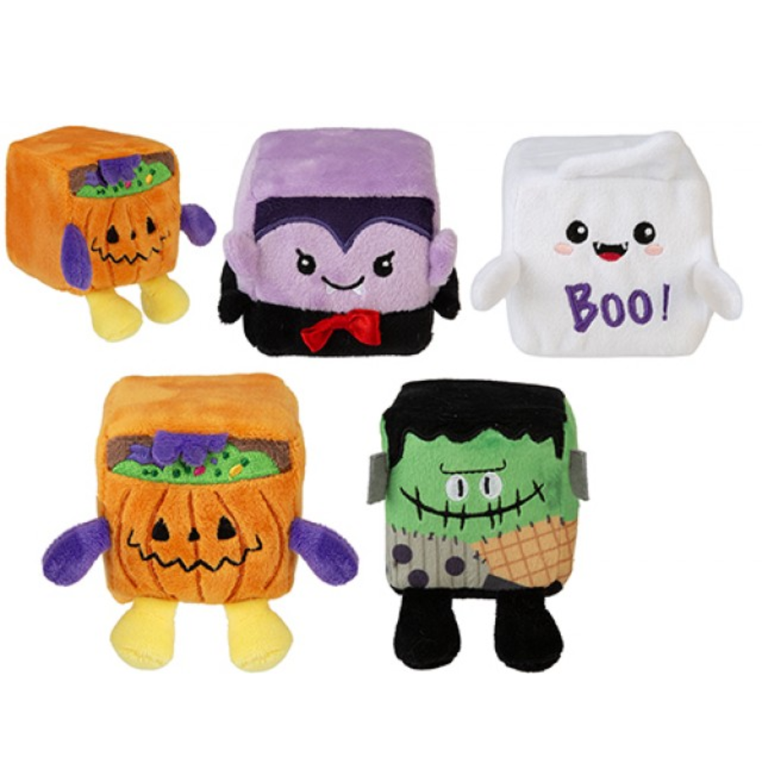 Softlings Halloween Squishy Cube Plush 7cm Quantities of 12