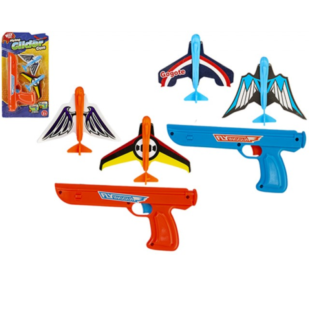 Wizz Toys Flying Glider Gun Set Quantities of 18 Wholesale