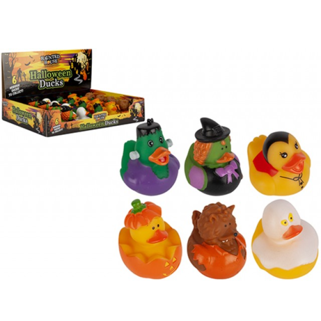 Haunted House Assorted 5cm Halloween Ducks Quantities of 24