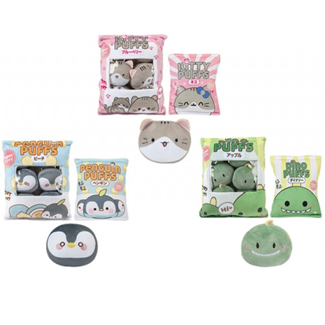 Large 28cm Snack Pack Plush Quantities of 3