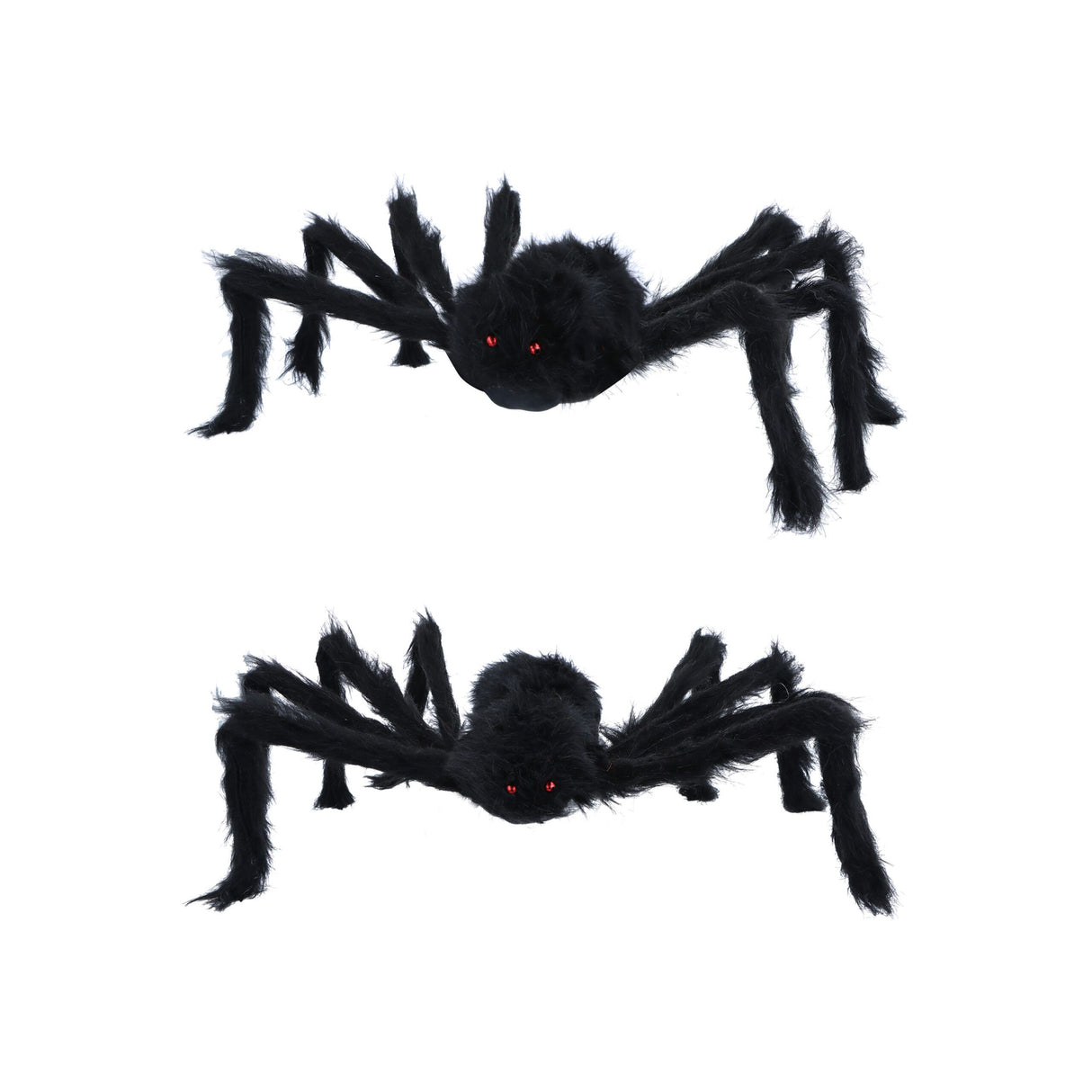 Giant Furry Spider with Red Eyes Halloween Decoration (100cm) Quantities of 12