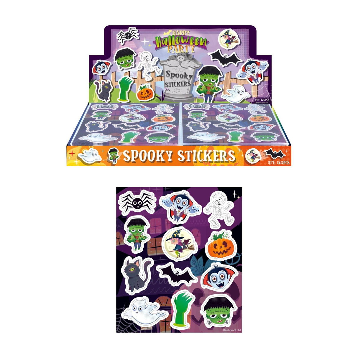 Halloween sticker sheets Wholesale