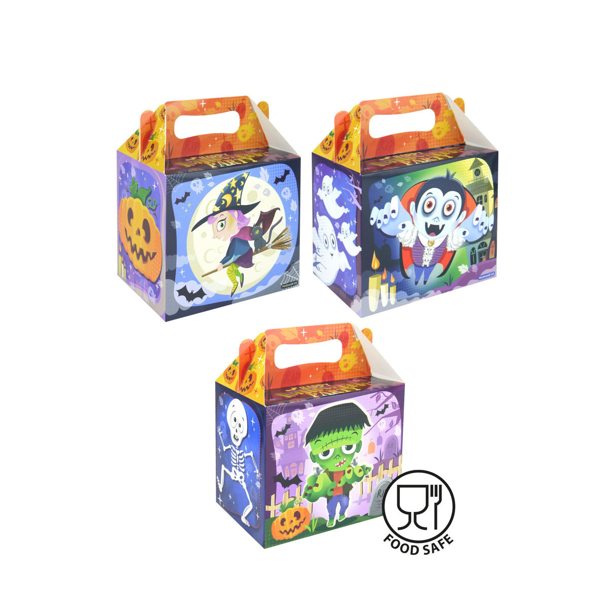 Halloween Lunch Boxes Quantities of 48