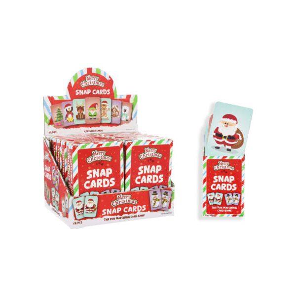 Christmas Snap Cards Quantities of 12 Wholesale