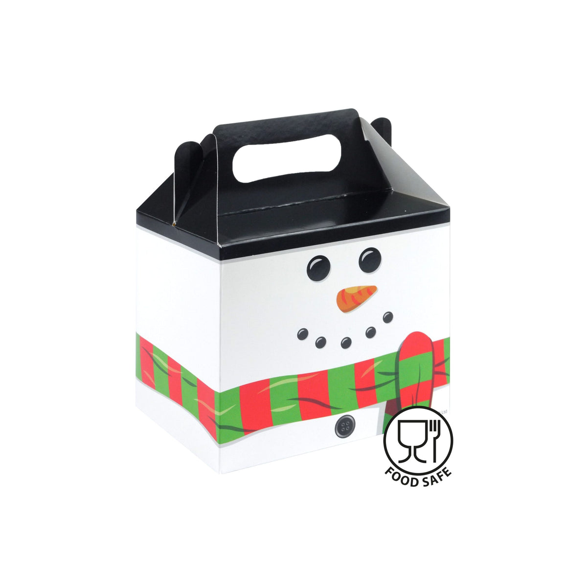 Snowman 14 x 9.5 x 12cm Party Boxes Quantities of 48