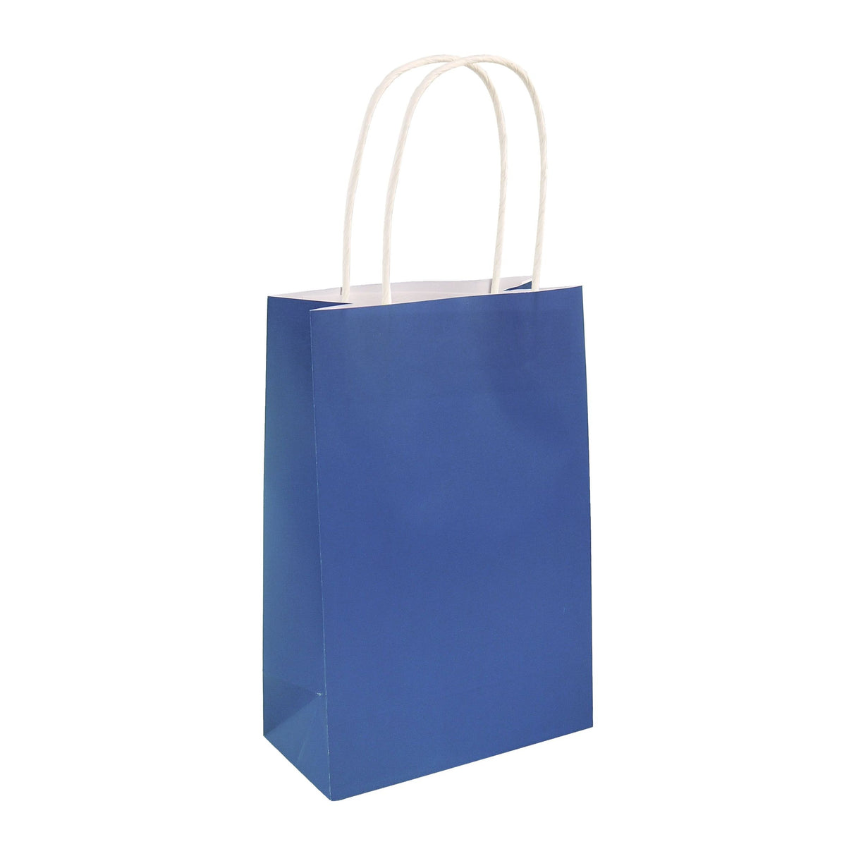Royal Blue Paper Party Bag with Handles Wholesale