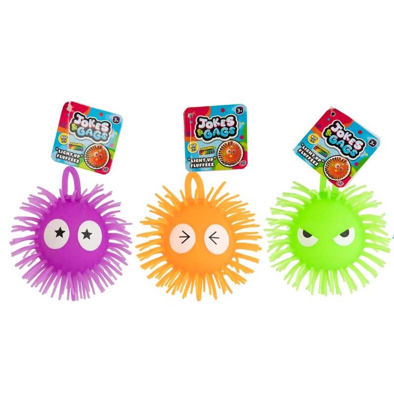 Fluffeez Light up 4in Puff Quantities of 24 Wholesale