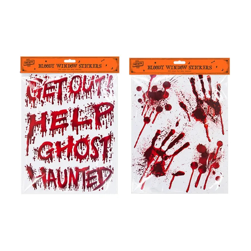 Blood Window Stickers Quantities of 24 Wholesale