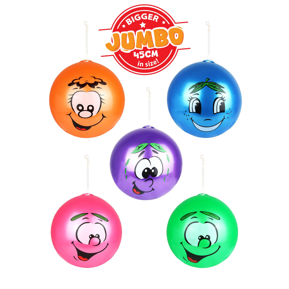 Jumbo Ball on Keychains 45cm Quantities of 12 Wholesale