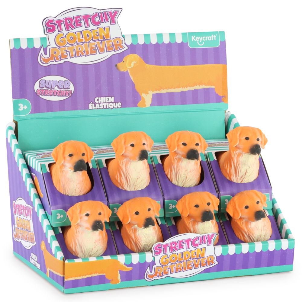 Stretchy Golden Retriever Quantities of 8 Wholesale