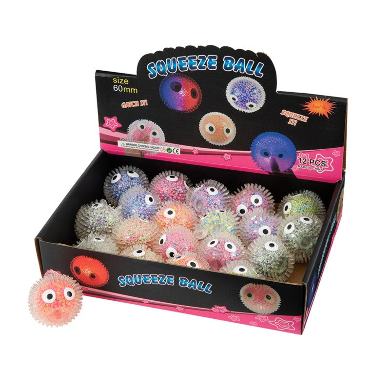 4cm Light up squeeze ball quantities of 12