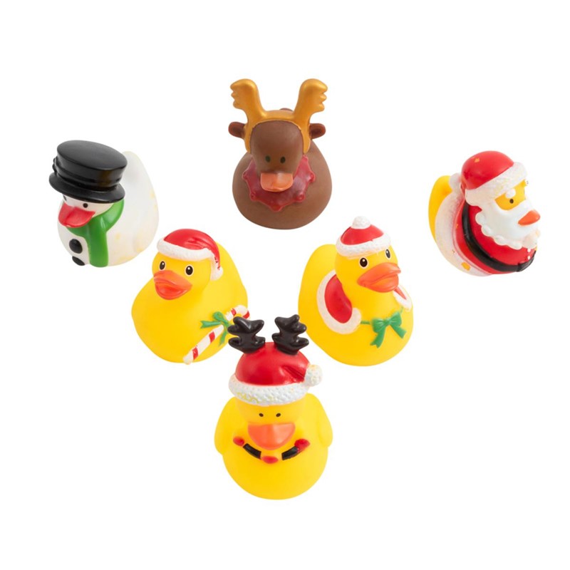 6cm Assorted Christmas Duck Quantities of 12