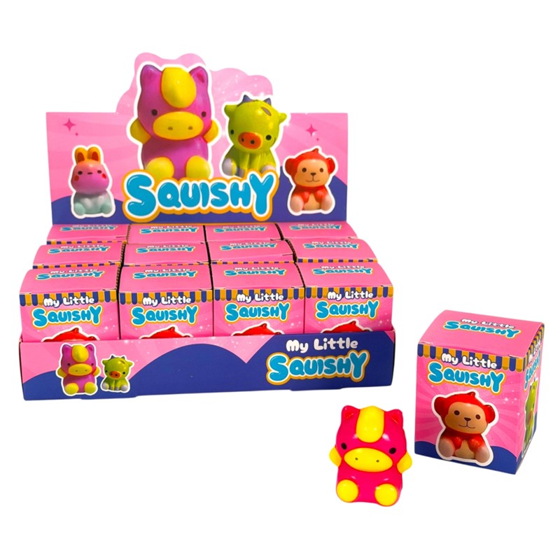 5cm Boxed Squishy Animal Quantities of 12